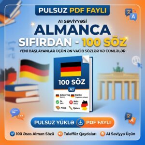 almanca sıfırdan 100 söz